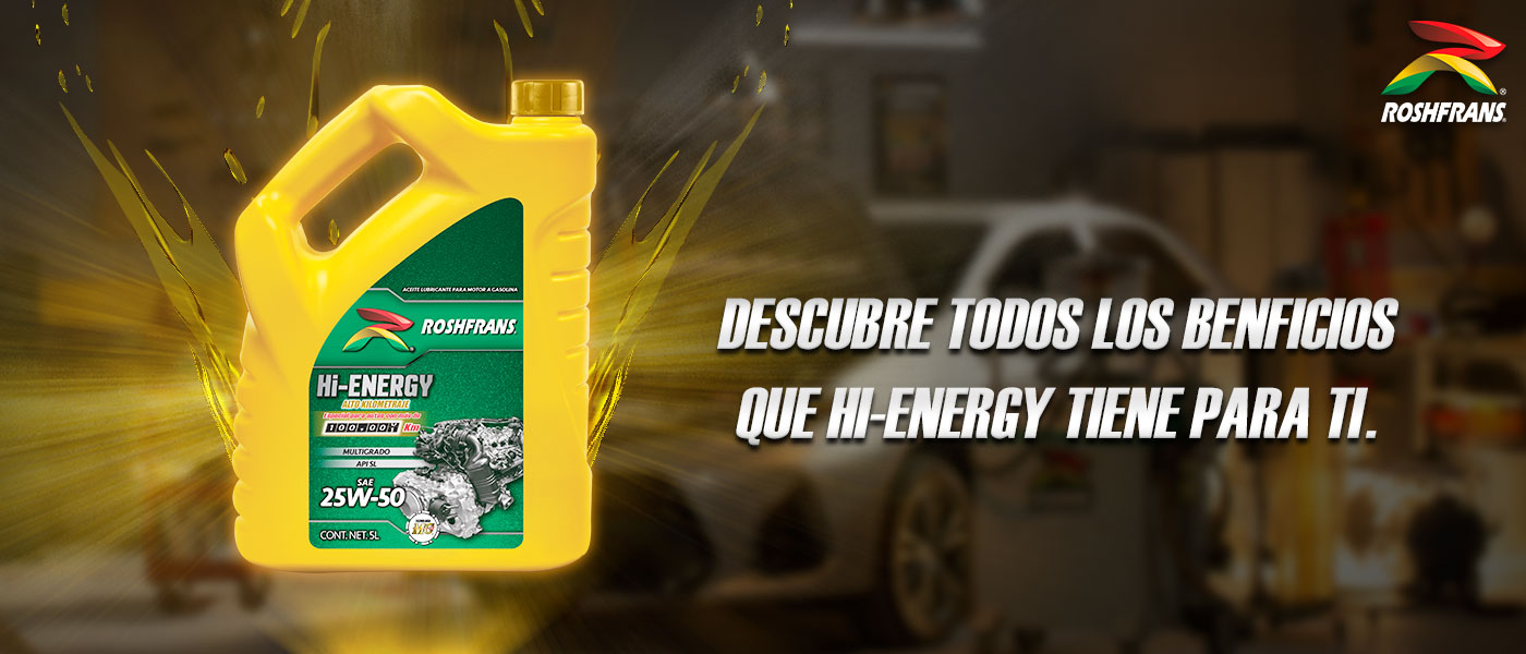 Hi-Energy 25W50, el mejor cuidado para tu motor