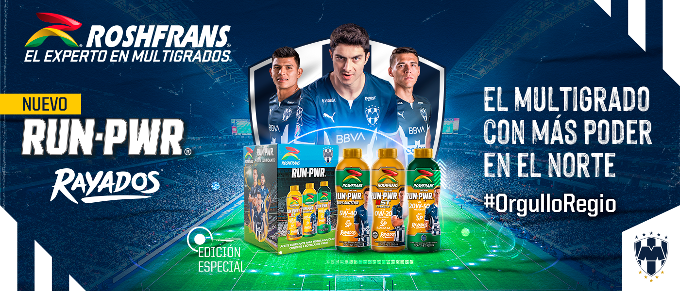 Roshfrans lanza edición especial de línea RUN-PWR Rayados